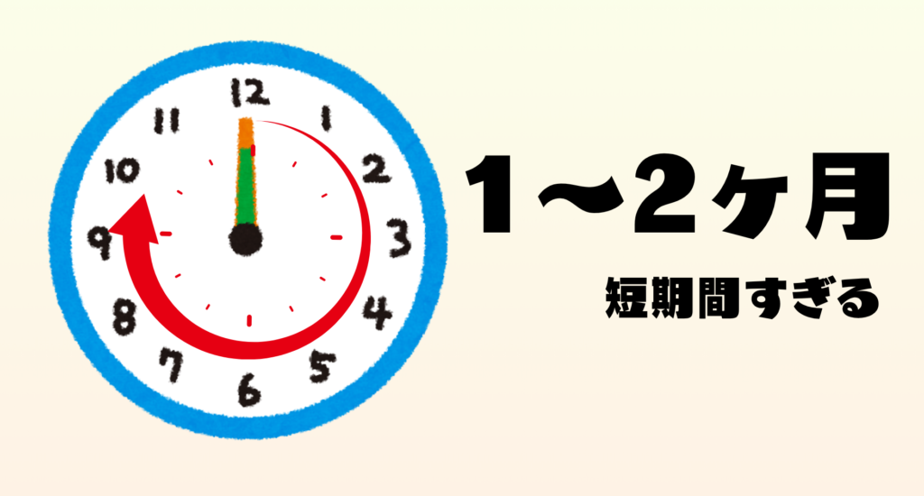 短期間・短い