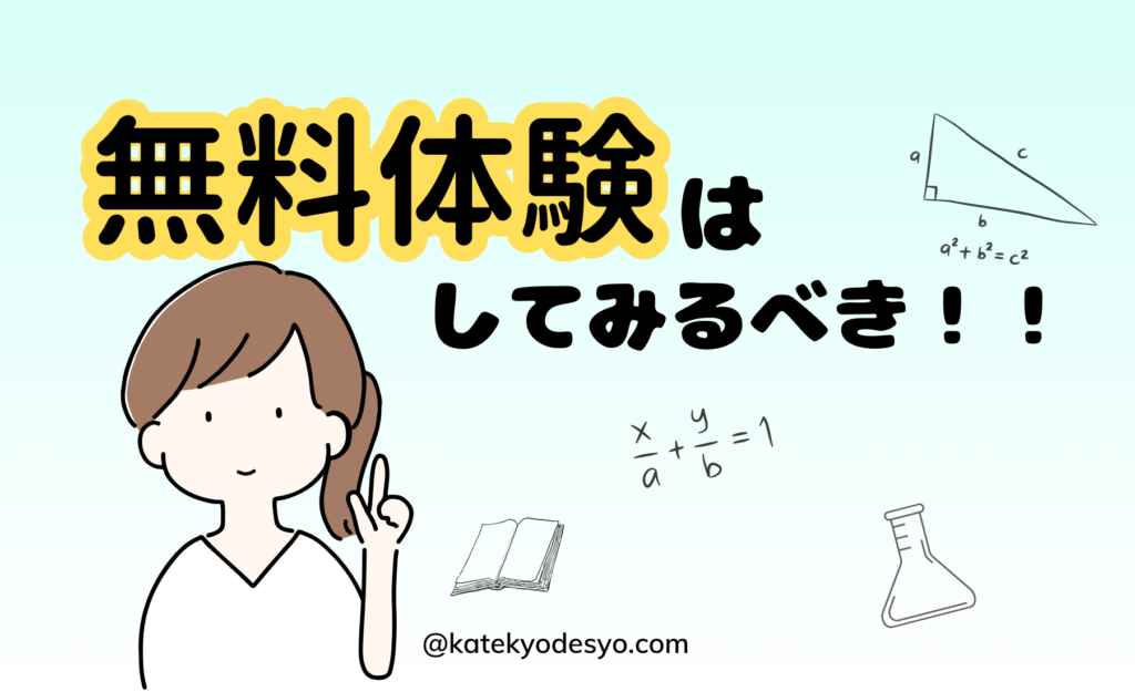 オンライン家庭教師の無料体験をしてみよう/小学生こそ家庭教師でしょ！