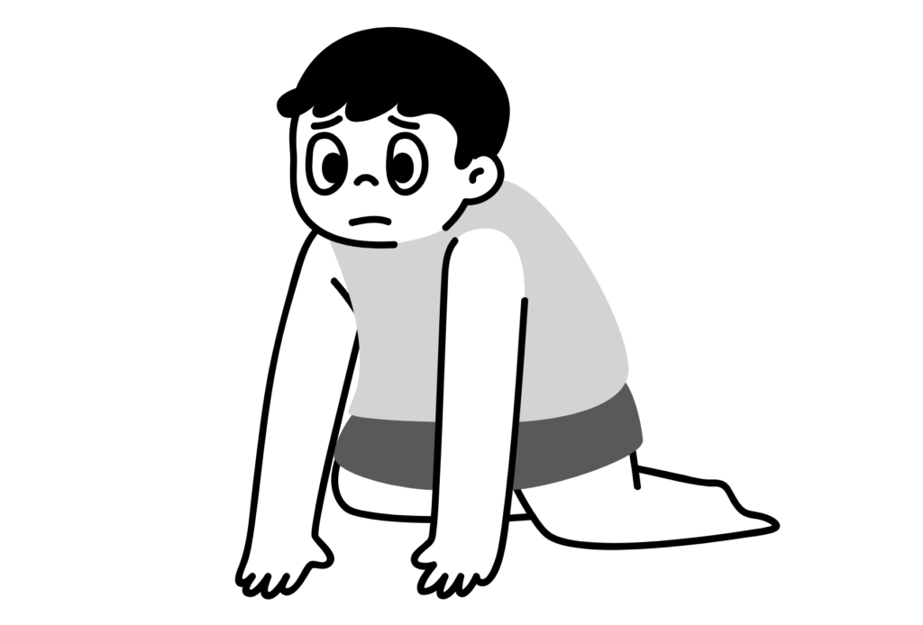 愕然・恐怖・怖いイラスト